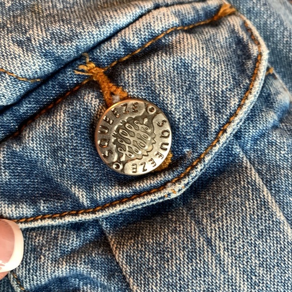 Fitted Denim Dress - Picture 2 of 7